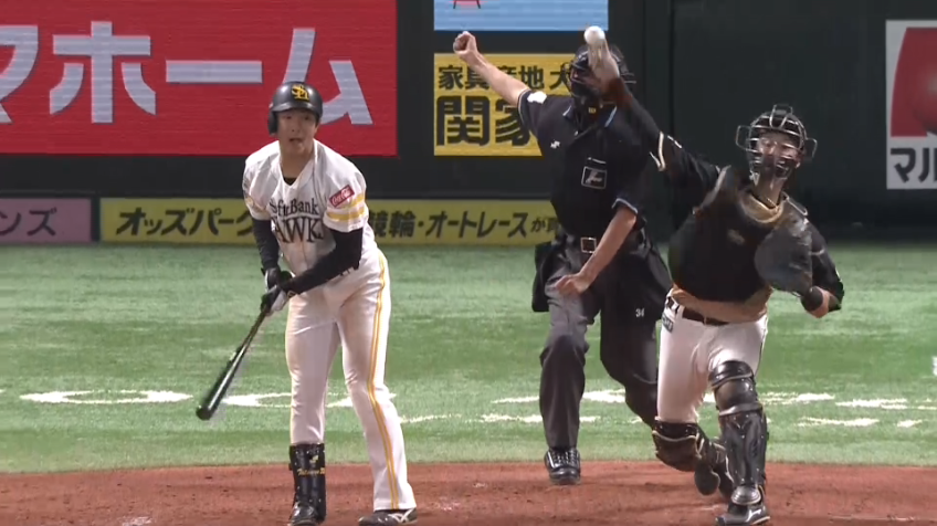 5回裏・F石川亮 見事な盗塁阻止で三振ゲッツー!!