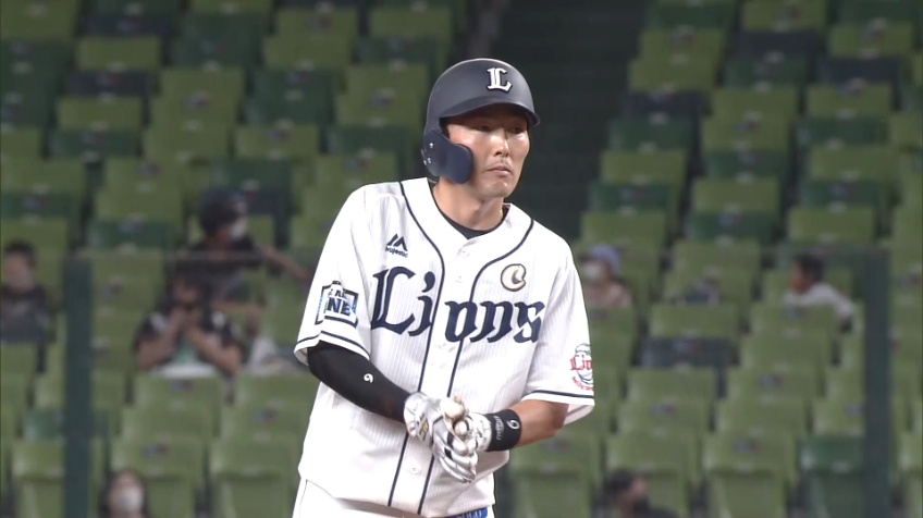 1回裏・L源田 完全復帰!! 盗塁でチャンスを作る!!