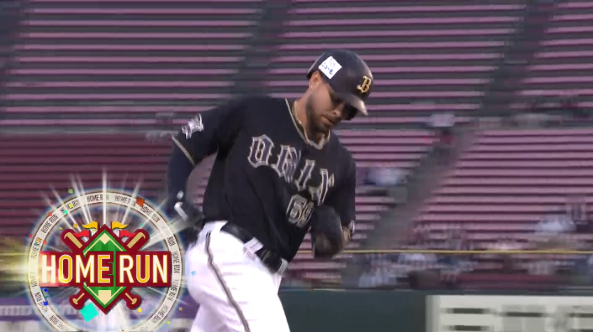 3回表・Bロメロ ライトスタンドに第3号ソロホームランで追加点を奪う!!