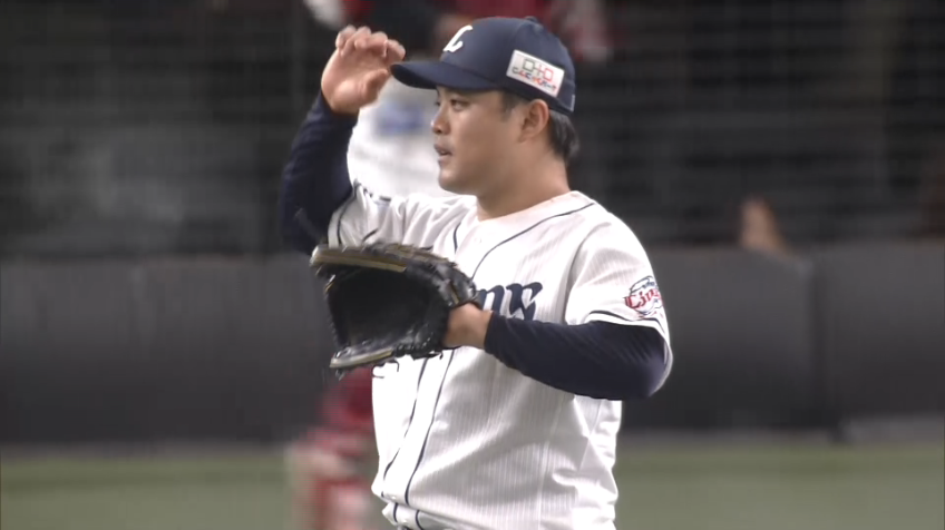 2回表・L松本 圧巻のピッチングで3者連続三振を奪う!!
