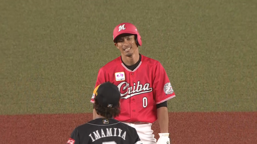 5回裏・M荻野貴 球団初!! 新人から12年連続で2桁盗塁達成!!