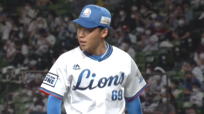 5回表・L水上 ルーキーが強気で空振り三振を奪う!!