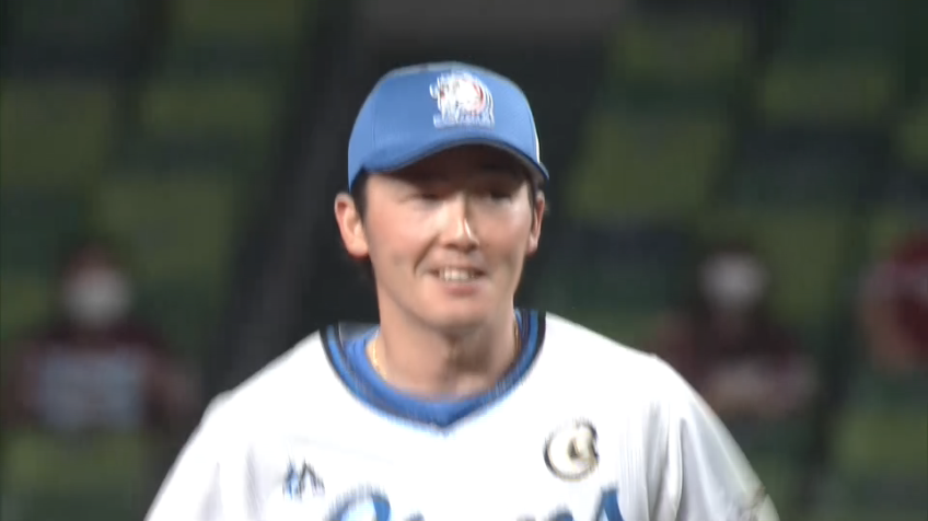 6回表・L源田 セカンド右への当たりを華麗に捌く!!