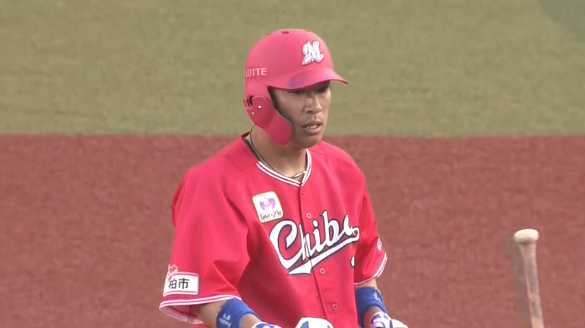 1回裏・M角中 先制のタイムリー2ベースを放つ!!