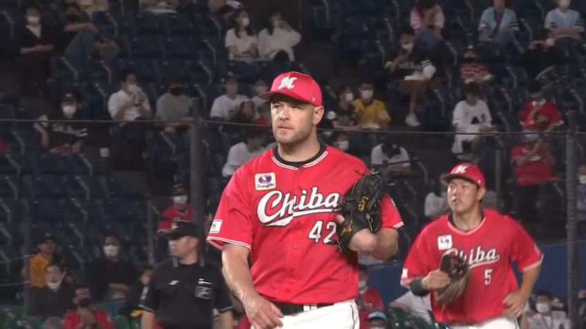 7回表・Mハーマン 久しぶりの登板で3者連続三振を奪う好投!!