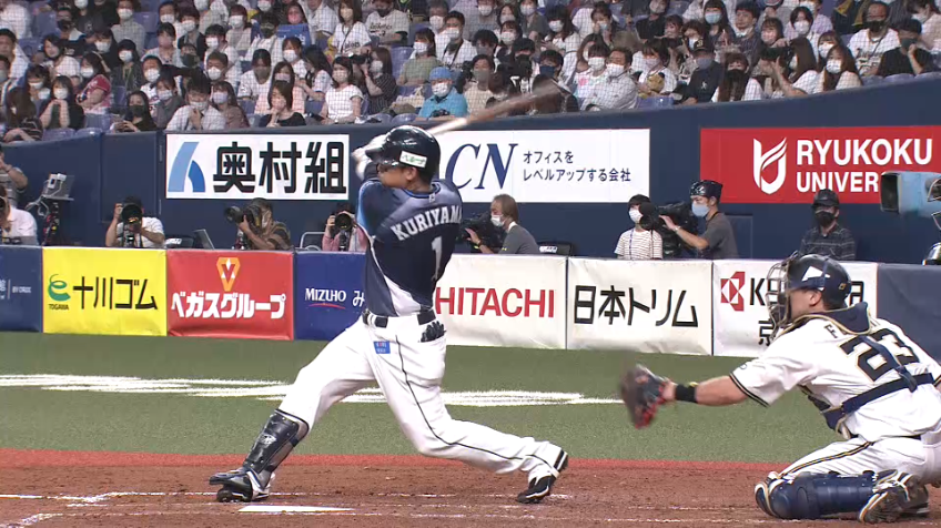 4回表・L栗山 2000本安打まであと29本!! 2ベースヒットでチャンスを作る!!