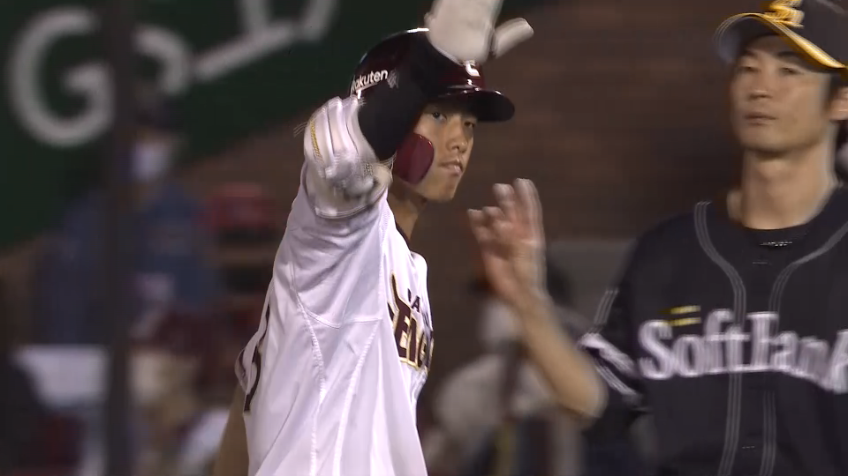 7回裏・E辰己 5月9日以来の打点となるタイムリーを放つ!!