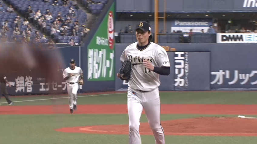 1回表・B山崎福 初回を3者凡退に抑える完璧な立ち上がり!!