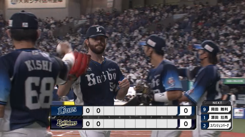 2回裏・Lニール ピンチを招くもダブルプレーで切り抜ける!!