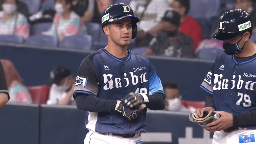 6回表・Lブランドン B宗が好守も足で内野安打をもぎ取る!!