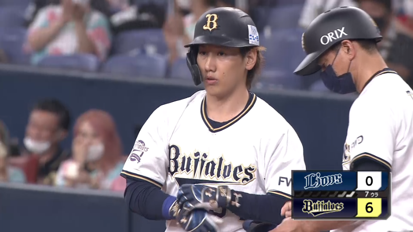 7回裏・B吉田正 ダメ押しのタイムリーで本日猛打賞!!