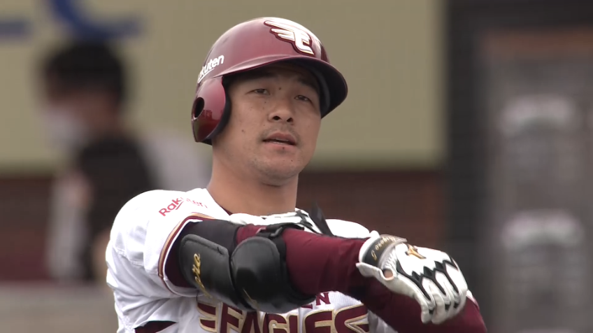 6回裏・E茂木 本日猛打賞!! 頼れる主将の勝ち越しタイムリーヒット!!