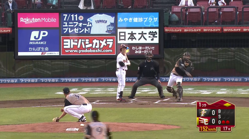 1回裏・F石川亮 鋭い送球で盗塁を刺す!!