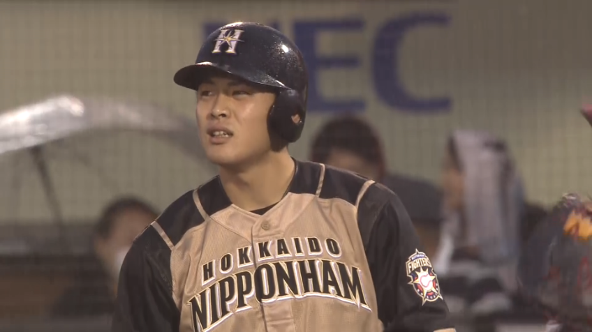 3回表・F野村 見事なバッティングで勝ち越しタイムリーヒットを放つ!!