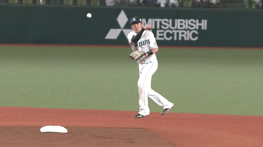 7回表・L源田 球界屈指のショートが華麗なプレーを見せる!!