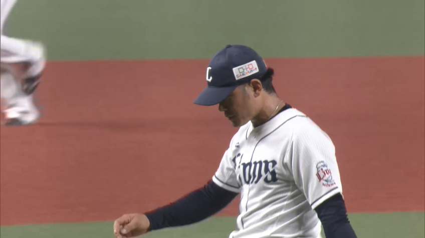 9回表・L田村 フルカウントから内角の直球で見逃し三振!! 2回を無失点に抑える!!