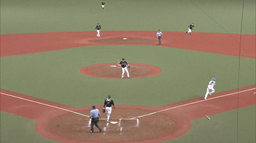 9回裏・B平野佳 最後はピッチャーゴロに打ち取り、1点を守り切って勝利!!