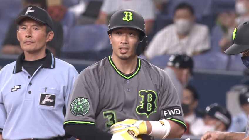1回裏・B安達 すぐさま逆転!! 2点タイムリー!!
