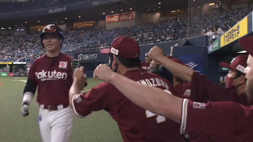 9回表・E島内 9回2アウトから起死回生の同点3ラン!!