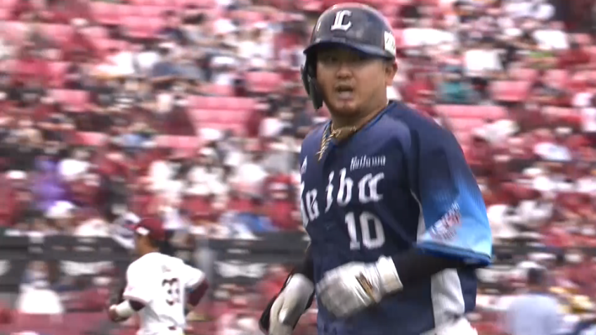 2回表・L森 ショートの頭上を超える2点タイムリーヒット!!