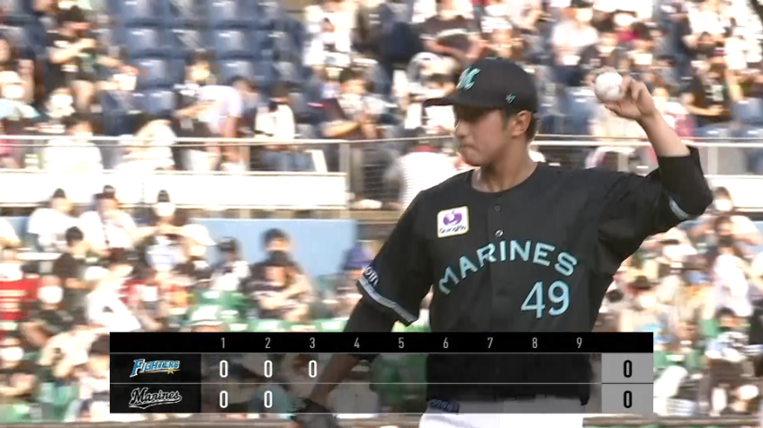 3回表・M本前 強烈なピッチャーライナーを見事にキャッチ!!