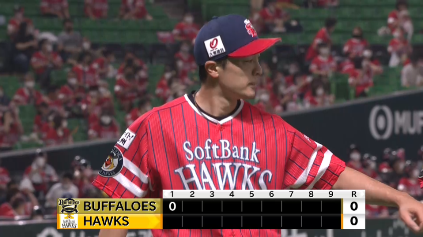 1回表・H和田 ショートゴロに打ち取り初回を3者凡退に抑える!!