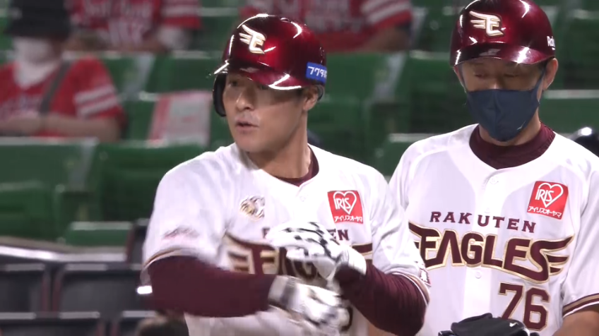 2回表・E茂木 センターへ同点タイムリーヒットを放つ!!