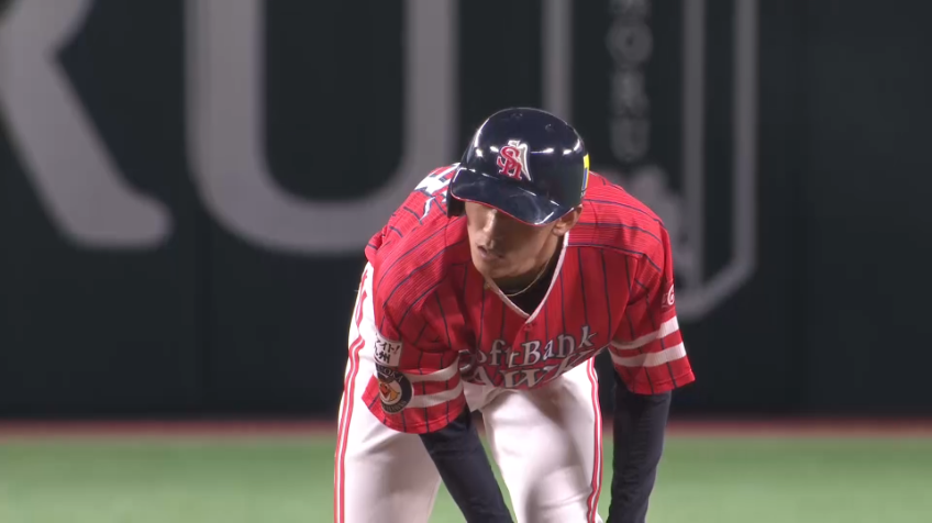 1回裏・H三森 リードオフマンとして躍動!! 完璧なスタートで盗塁成功!!