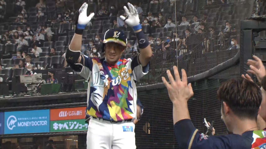 3回裏・L呉 ライトスタンドへの第7号3ランホームラン!!