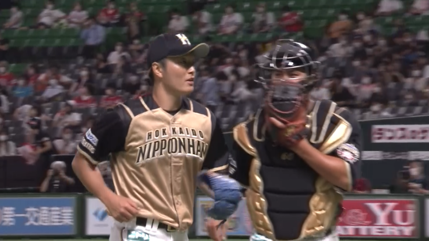 7回裏・F玉井 強打者をライトフライに打ち取り無失点に抑える!!