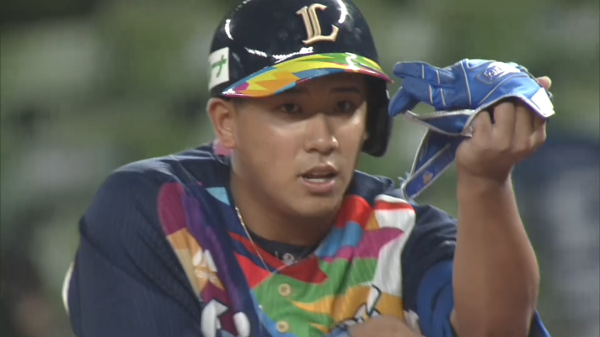 8回裏・L愛斗 ノーヒットノーラン阻止!!チーム初ヒットを放つ!!