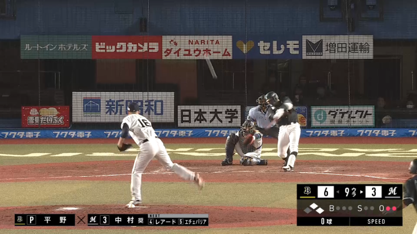 9回裏・B平野佳 これぞクローザーの仕事!! 1球で試合を締めた!!
