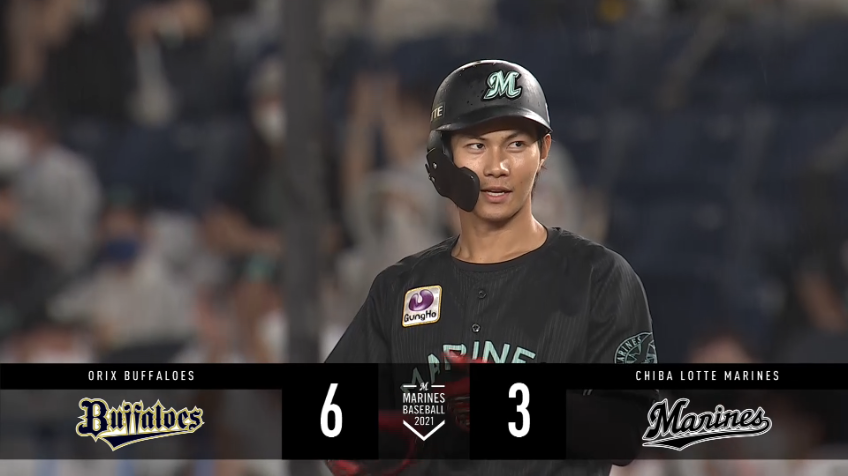 9回裏・M藤原 野球は9回2アウトから!! センターへタイムリーヒットを放つ!!