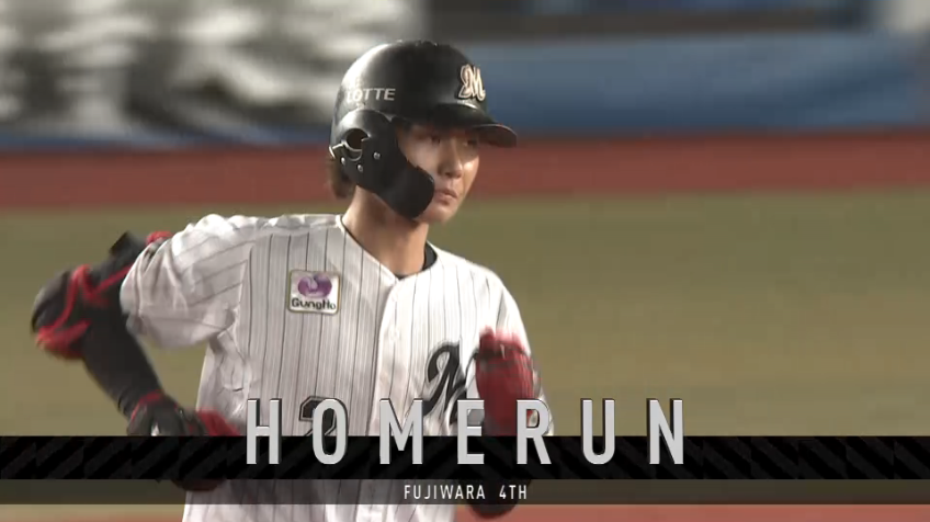 6回裏・M藤原 打った瞬間確信のライトスタンドへのソロホームラン!!
