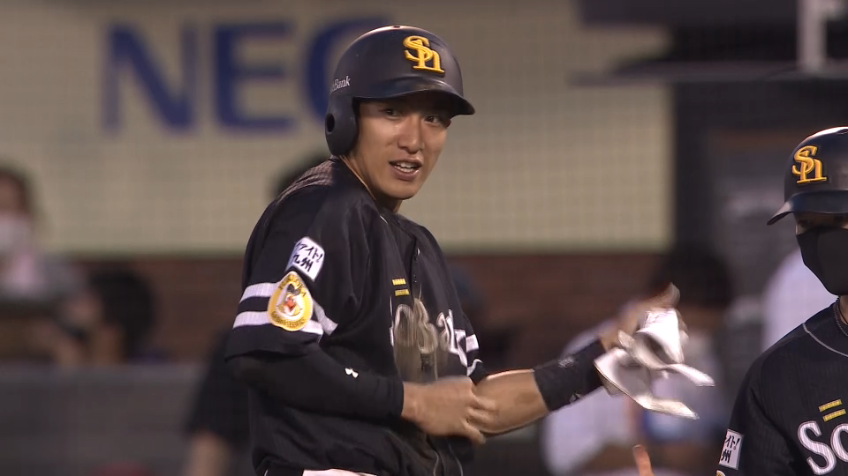 2回表・H柳田 追加点となるタイムリーヒットを放つ!!