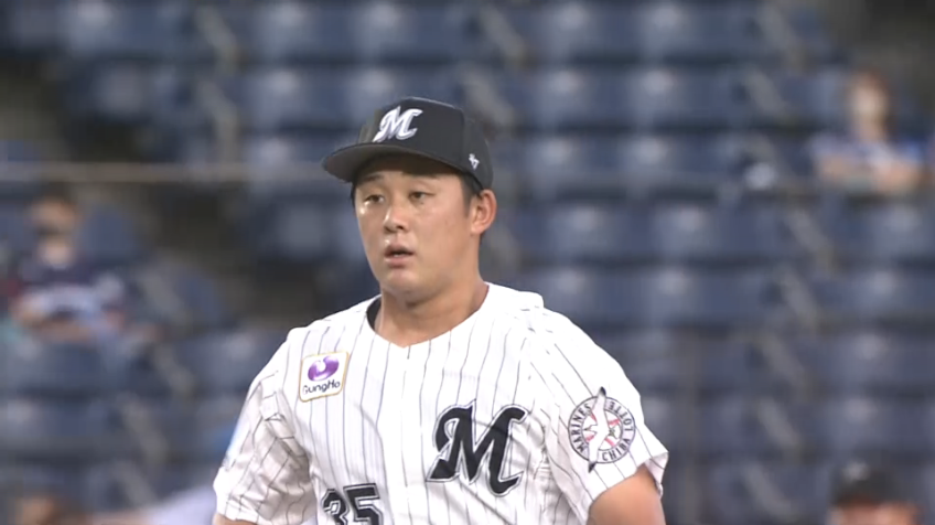 1回表・M鈴木 初回を3者凡退に抑え、今季2勝目に向け良いスタートを切る!!