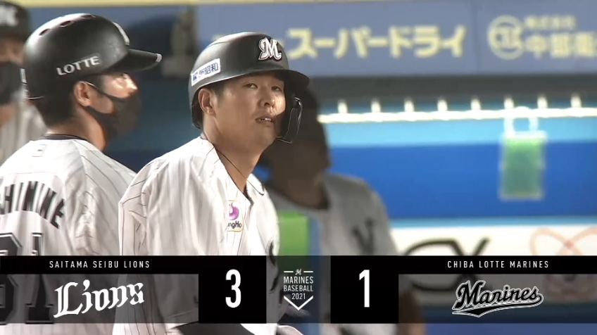 7回裏・M中村 反撃の狼煙!! レフトへタイムリーヒットを放ち1点を返す!!