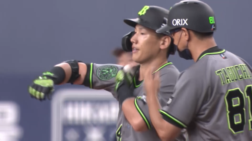 3回裏・B吉田正 すぐさま同点に戻すタイムリーヒット!! ピッチャーを援護する!!