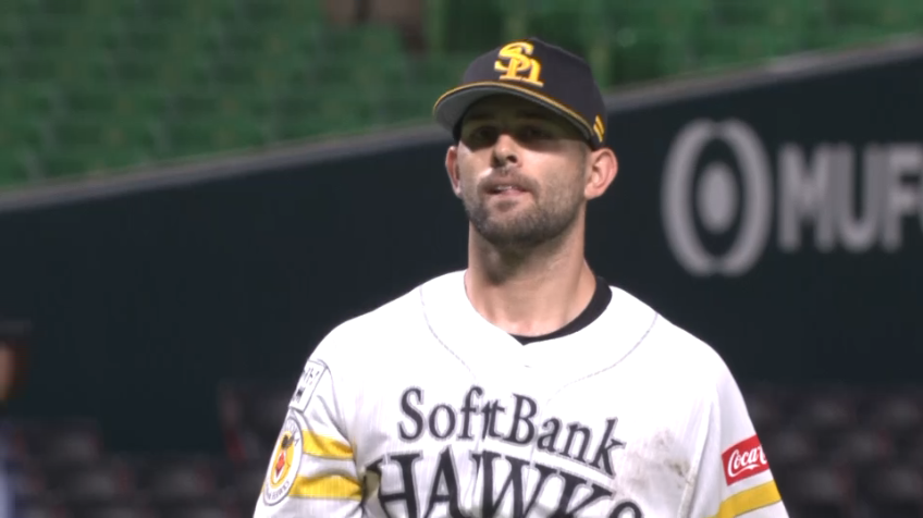 8回表・Hマルティネス 8回11奪三振2失点の好投!!