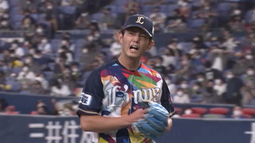 3回裏・L今井 渾身のストレートで見逃し三振を奪う!!