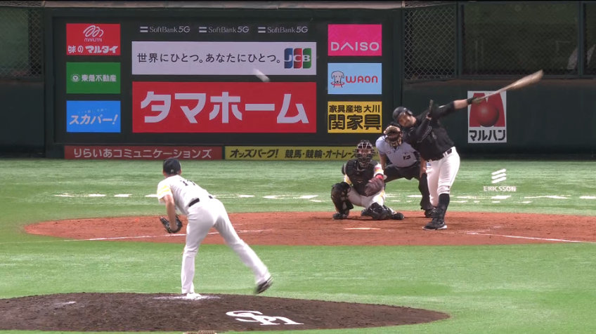 9回表・Mレアード 勝ち越しのタイムリー内野安打を放つ!!