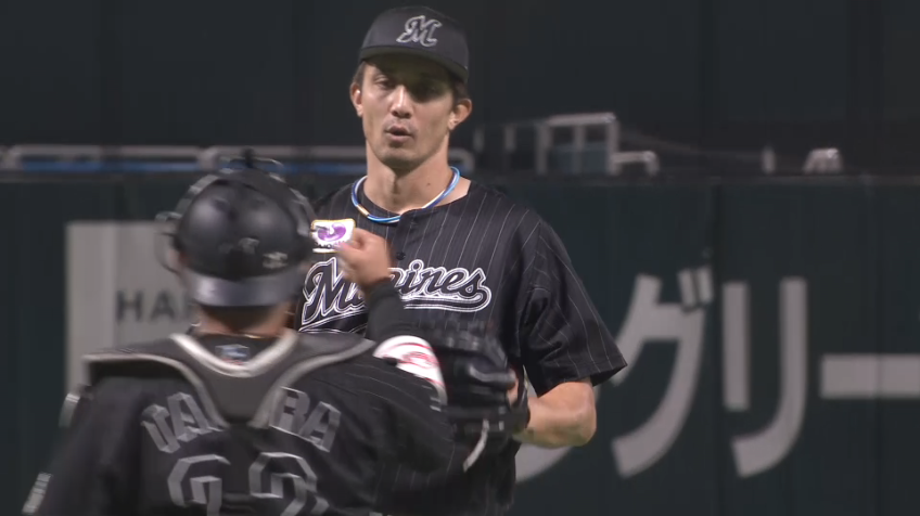 9回裏・M国吉 H周東を三振に抑えて移籍後初セーブをマーク!!