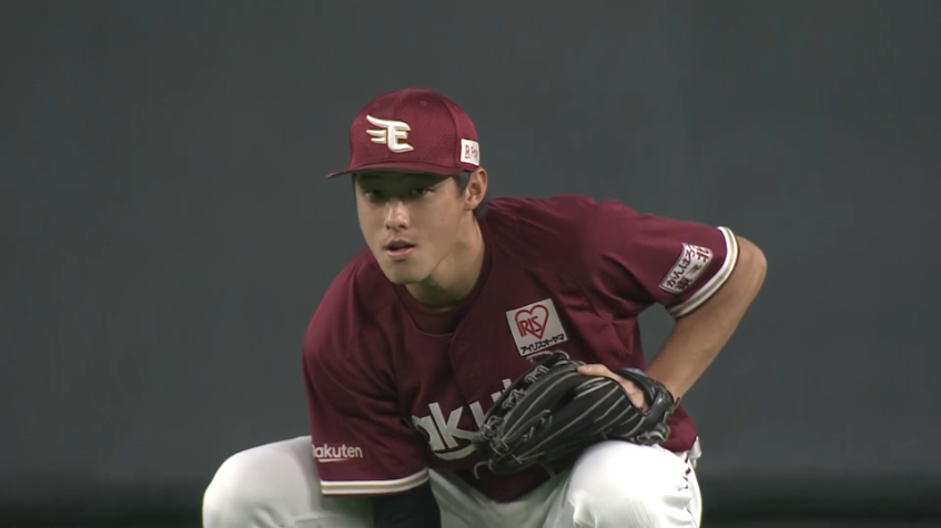 2回裏・E辰己 進塁を許さない強肩を見せる!!