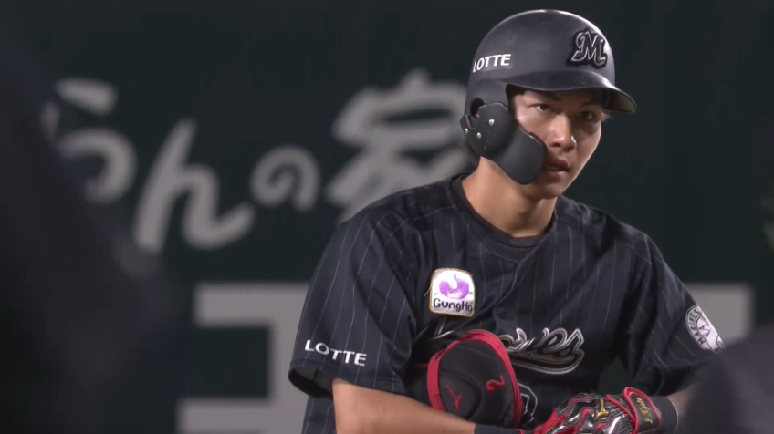 3回表・M藤原 レフトへ先制のタイムリー2ベース!!