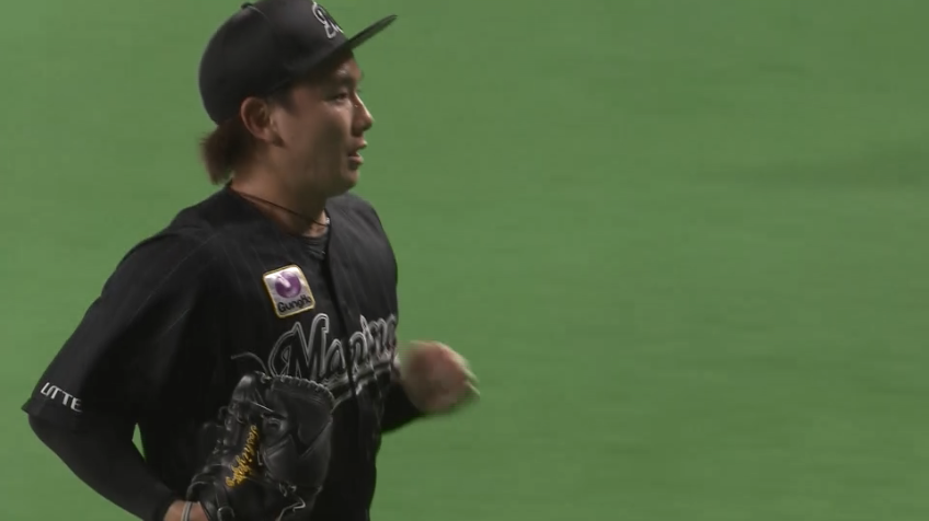 7回裏・M中村稔 ピンチを招くも空振り三振を奪いピンチを脱する!!