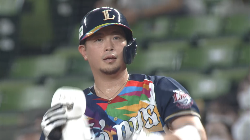4回裏・L岡田 森がいなくとも西武にはこの男がいる!! 久しぶりのスタメンで結果を残すタイムリーヒット!!