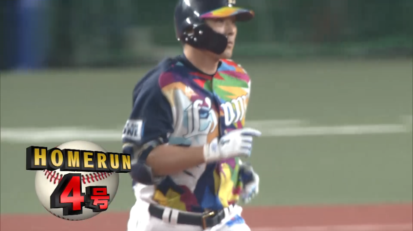 6回裏・L栗山 本日2安打目は追撃のソロホームラン!! 2000本安打まであと7本!!