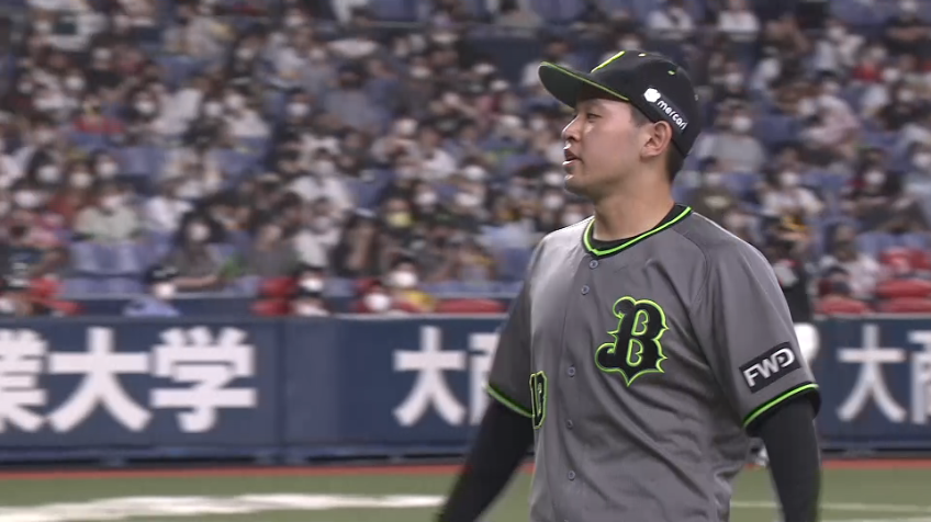 1回表・B宮城 12勝目へ!! ピンチを背負うも相手の4番を併殺に打ち取り無失点!!