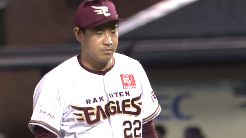 8回表・E牧田 この回を無失点に抑える好投!!