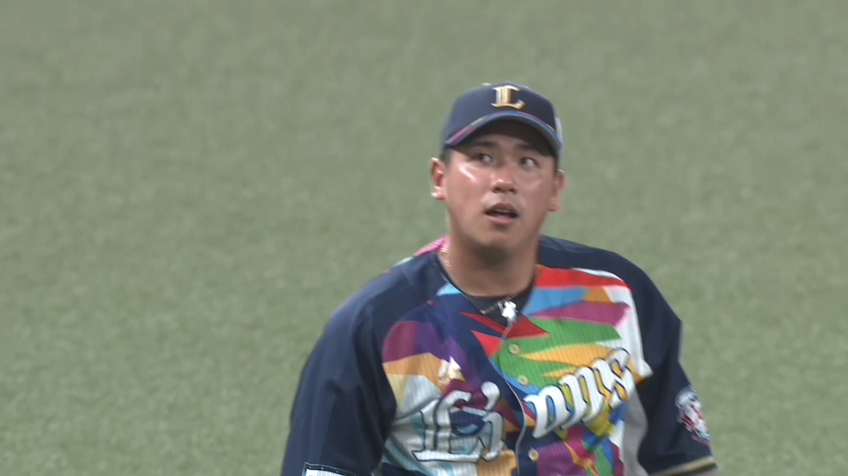 2回表・L愛斗 超ファインプレー!! 絶妙なタイミングでダイビングキャッチ!!